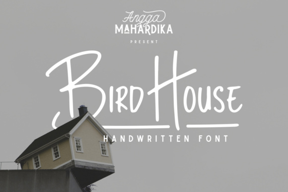 Bird House: A Handwritten Font for Creative Workflow