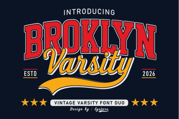 Broklyn Varsity: A Nostalgic Design Powerhouse for Every Project