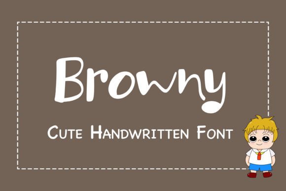 Browny: The Playful Handwritten Font That Brings Warmth and Wonder to Real-World Projects