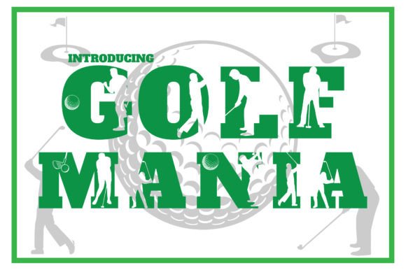 Golf Mania: A Playful Font for Engaging Childrenβs Sporting Events