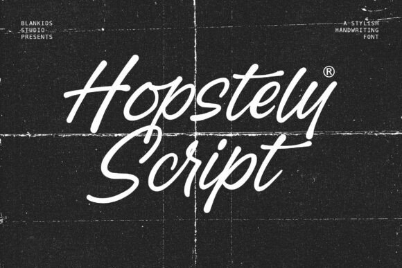 Hopstely: A Thoughtful Choice Among Modern Handwritten Script Fonts
