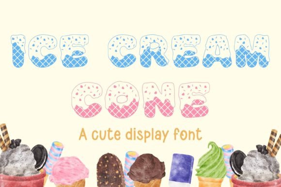 Ice Cream Cone Font: Where Playful Typography Meets Real-World Design Utility
