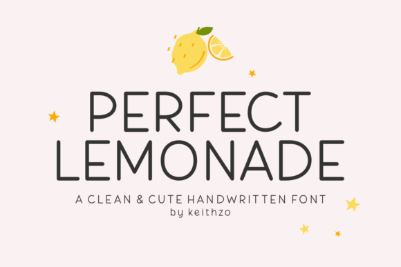 Perfect Lemonade: A Handwritten Font for Strategic Creativity
