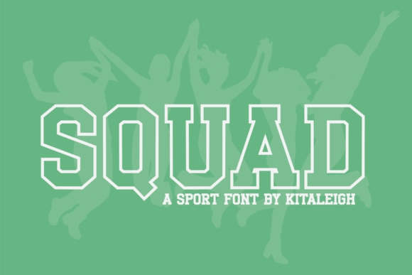 Squad: Bold Sport Font for Team Spirit