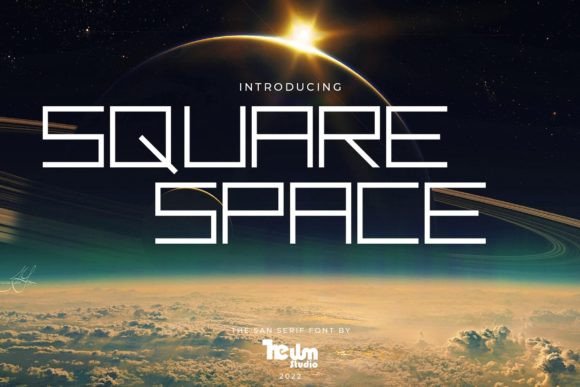 Square Space: A Modern Font for Futuristic Designs
