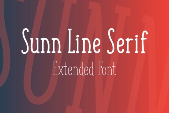 Sunn Line: Minimal Serif, Maximum Impact