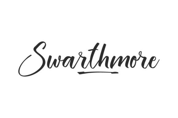 Swarthmore Font: A Modern Handwritten Script for Effortless Elegance