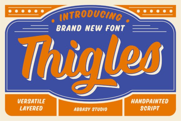Thigles: Hand-Painted Charm for Modern Design