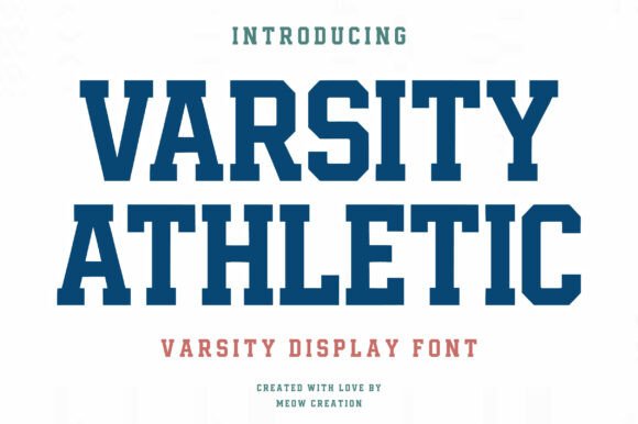 Varsity Athletic Font