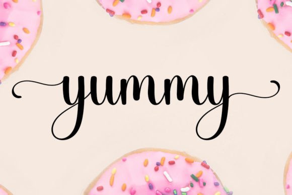 Yummy: A Handwritten Font That Feels Like a Smile on Paper